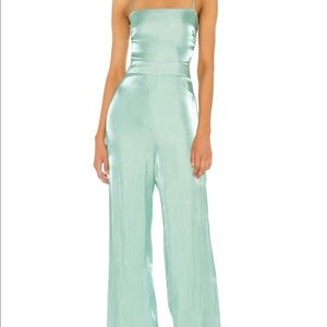 Peyton Tie Back Jumpsuit in Mint